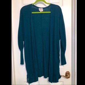 LAST CHANCE!! Hippie Rose cardigan with lace up sides, M.